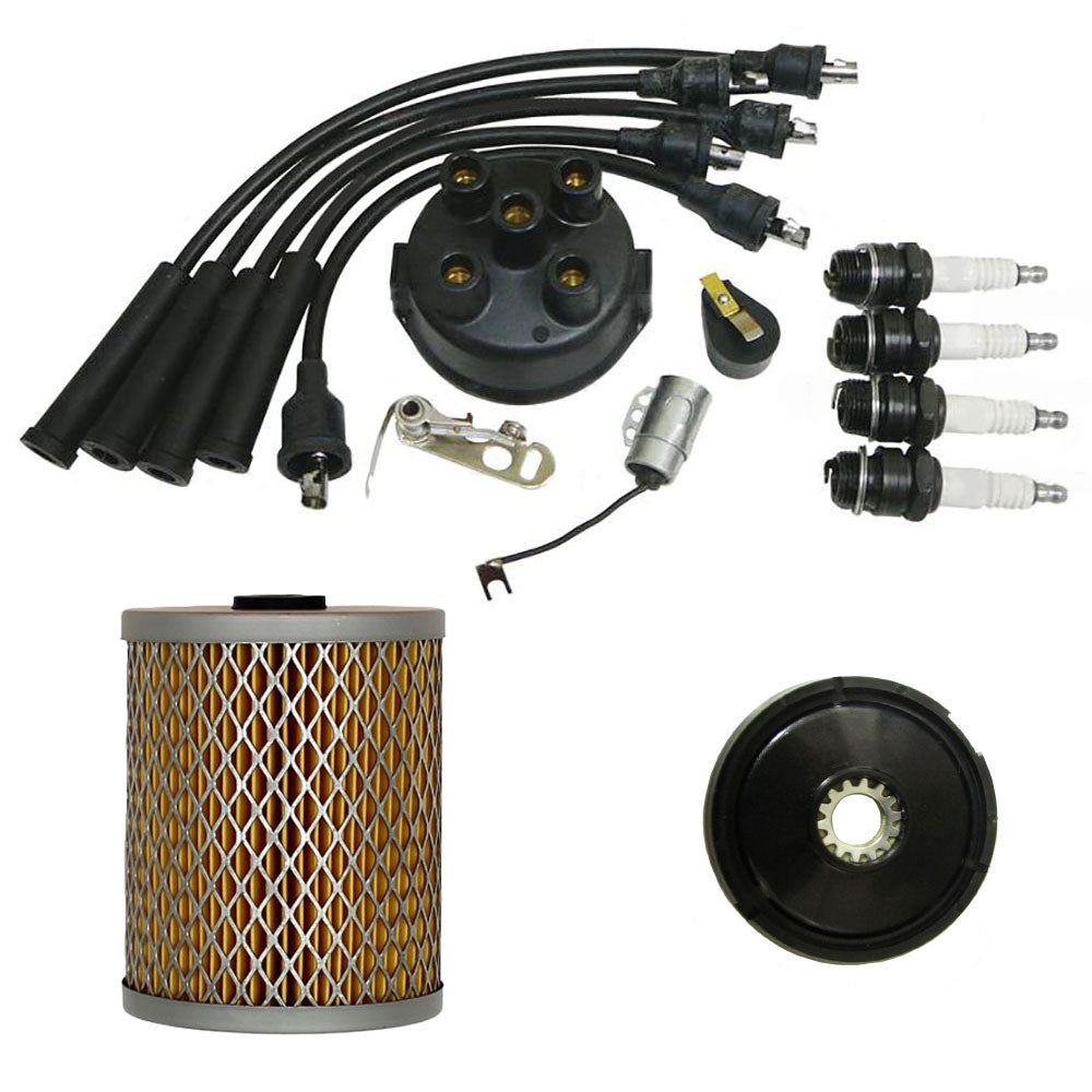 Complete Tune-Up Kit w/ Oil Filter & Dust Cover Fits Massey Ferguson