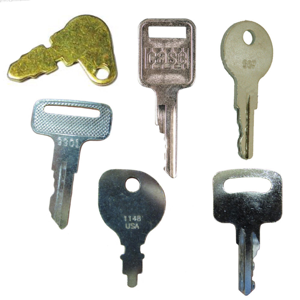 1147 9pc. Heavy Equipment Key Set Fits Massey Ferguson