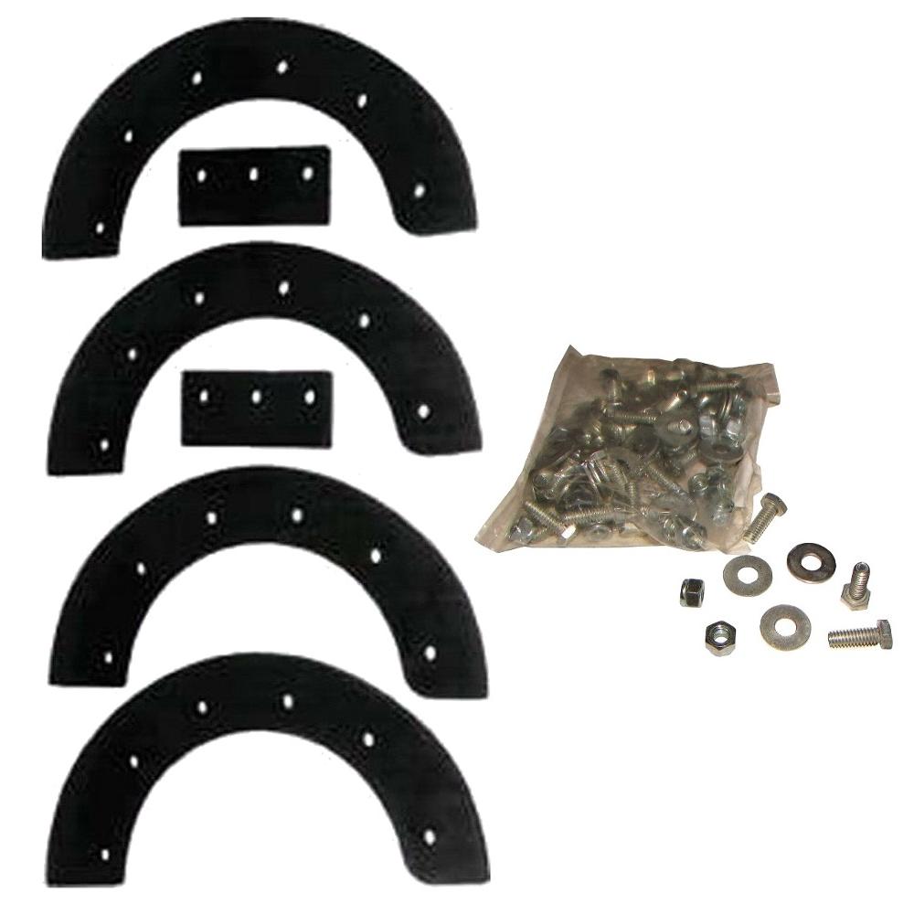 AM115857 Snowblower Paddle Set with Hardware Fits John Deere