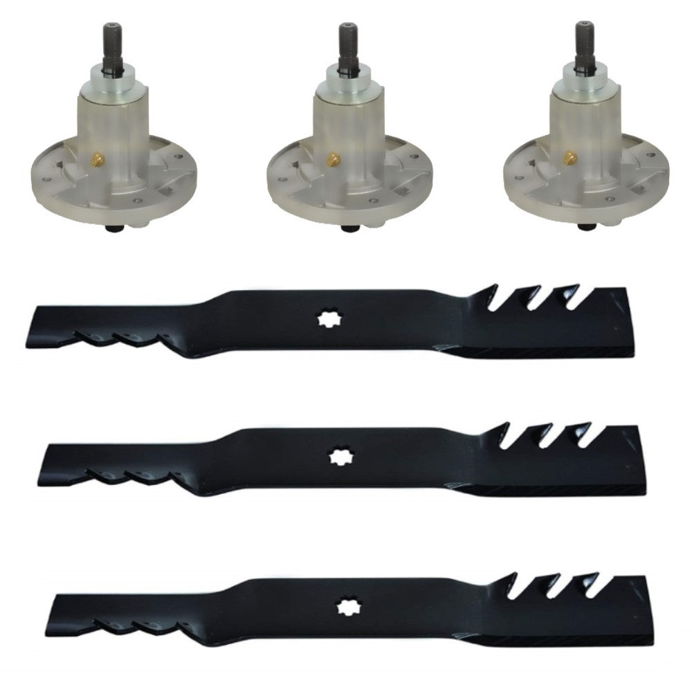 Mulching Blades & Spindles Fits Universal Products Replaces B1JD46