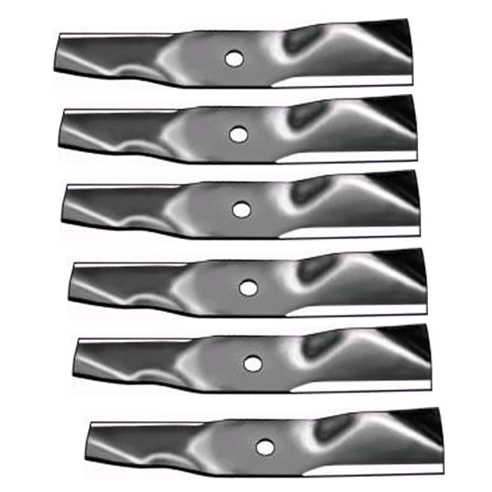 JD5003 Six Heavy Duty XHT Blades Fits John Deere Mower 54 Inch Dec