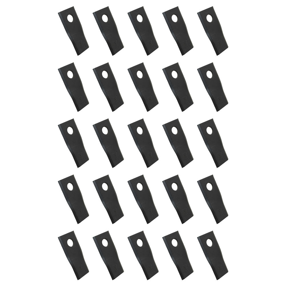 Qty. 25: Left Hand Disc Mower Blade Fits Frontier Replaces KN56151210