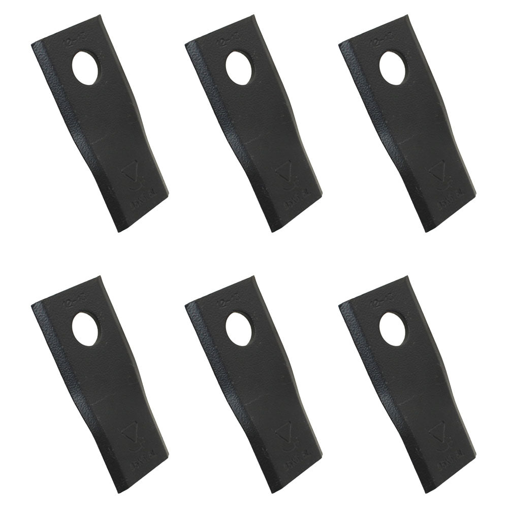 613728 Qty. 6: Left Hand Disc Mower Blade
Fits GEHL