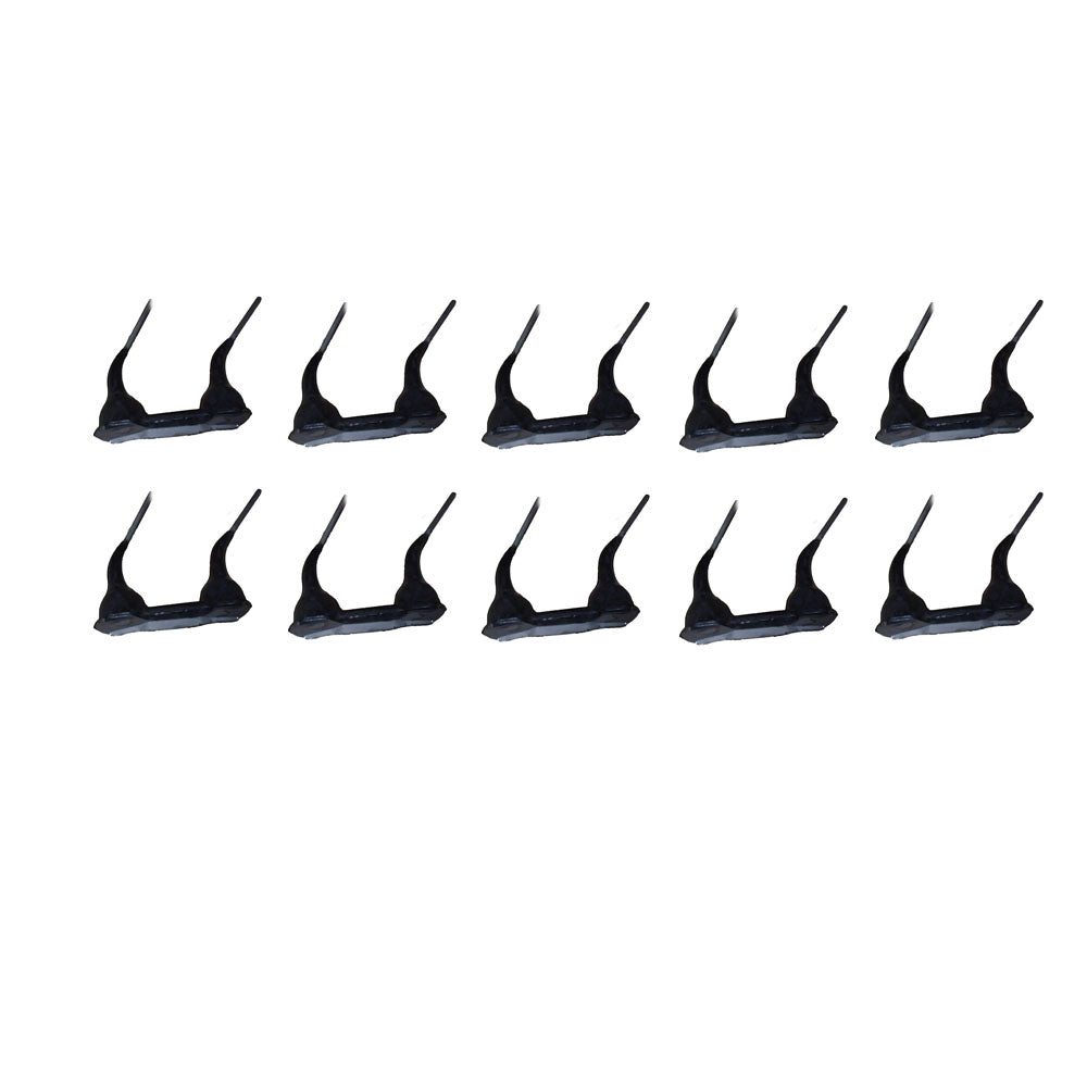 Qty 10: Double Tine Rubber Tooth Fits New Idea Replaces 2117RH