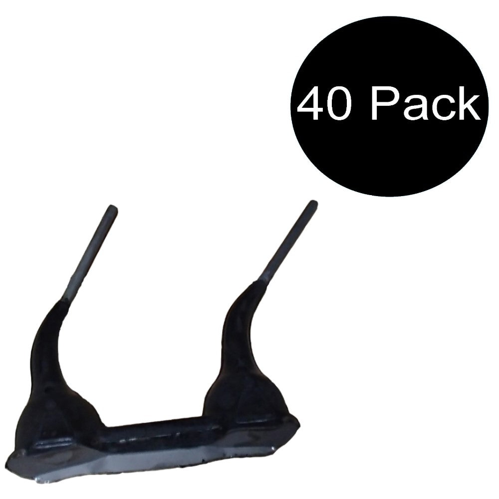 Qty 40: Double Tine Rubber Tooth
Fits New Idea Replaces 2117RH