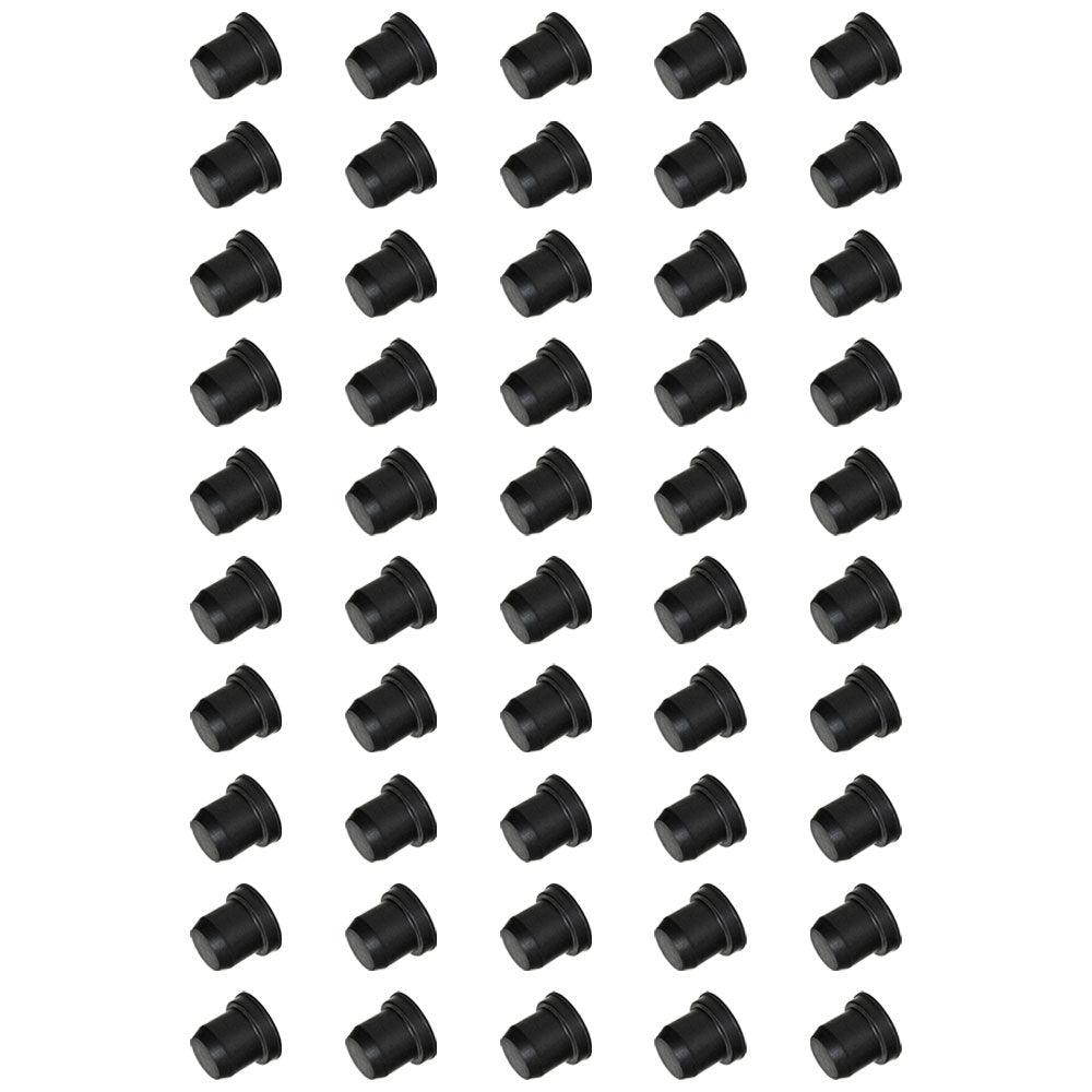 (50 Pack) Brake Bleeder Screw Caps Grease Zerk Fitting Cap Rubber Dust Cover