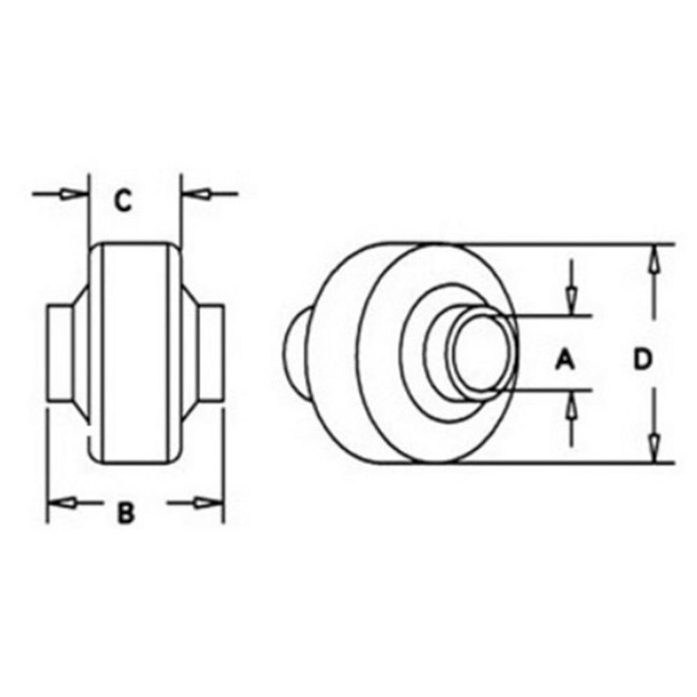Lift Arm Weld-on Ball (Cat. III) Fits Universal Products Replaces 2028-32528