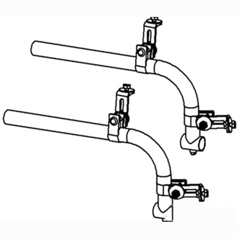 6A216 Fender Mount Bracket Set Fits Universal Products