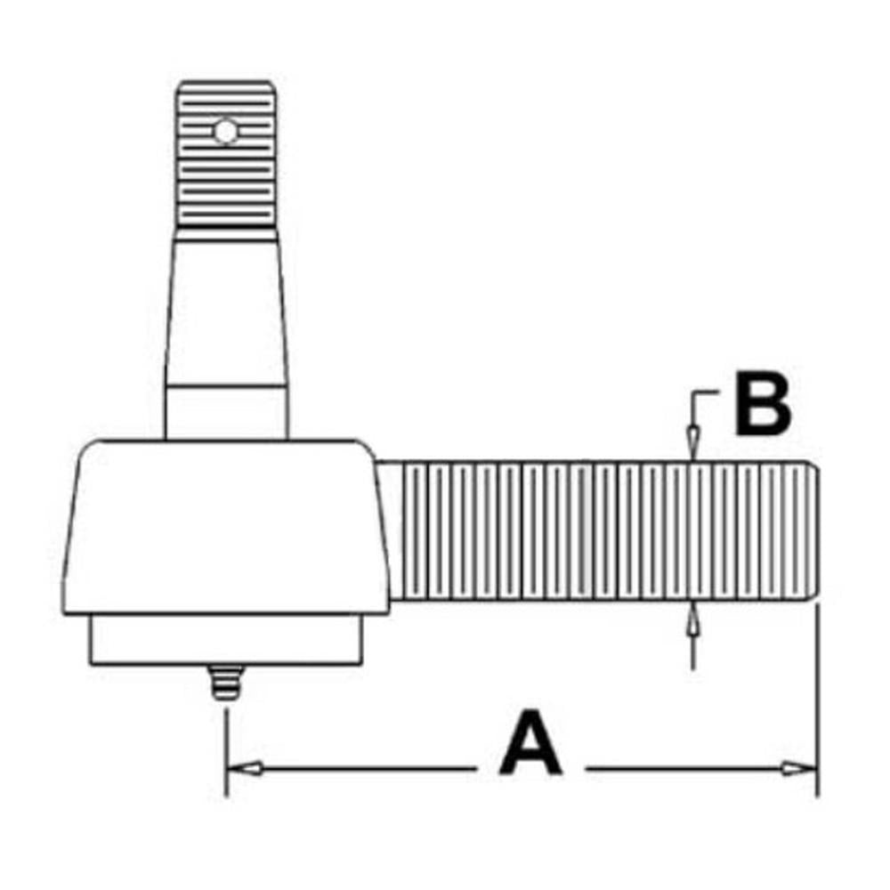 Left Hand Inner Tie Rod End Fits Same Replaces 3215040