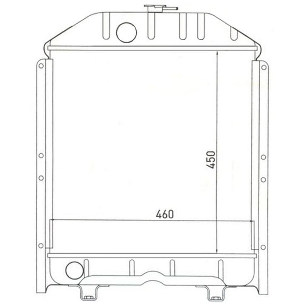Radiator Fits Minneapolis-Moline Replaces 30-3010910