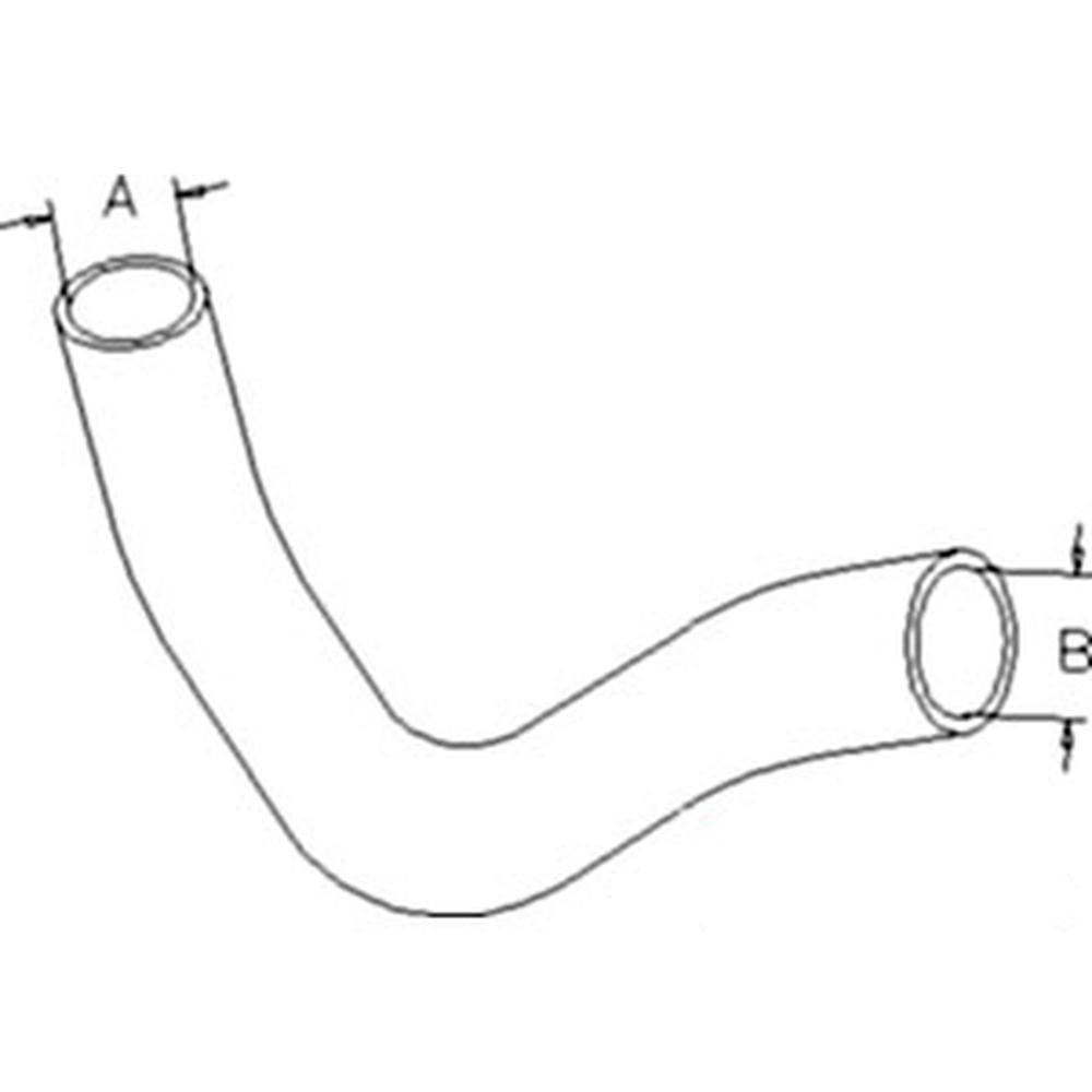 Radiator Hose - Lower Fits Kubota B2710 B2910 B7800 6C070-58570