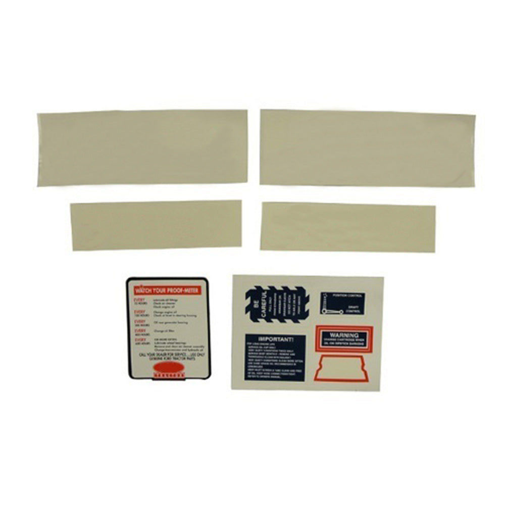 D-NAA5354-AIC 9-pc Mylar Decal Set