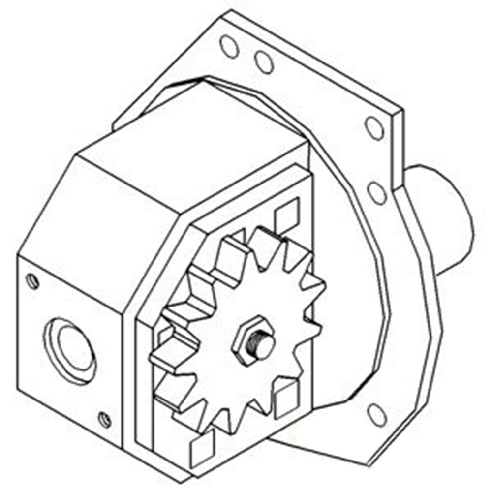 D5NN600C Hydraulic Pump Fits Ford Tractors 8000, 8600, 8700, 9000, 9600 9700