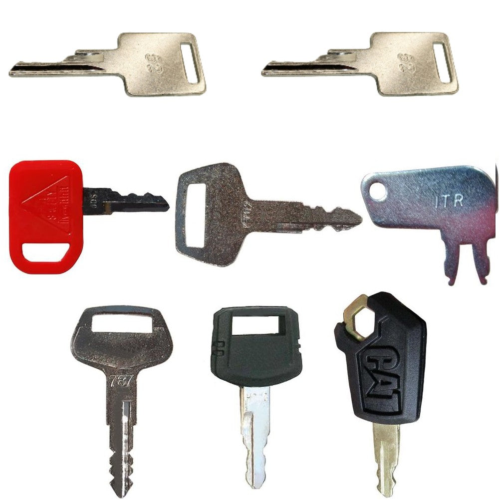 A77313 8 pc Construction Key Set Fits Case/International Harvester