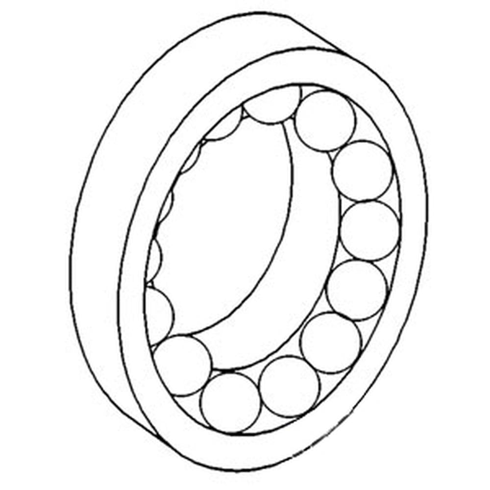 S.65162 Bearing Set, Upper/Lower, E1Adkn3556 Fits Ford/New Holland