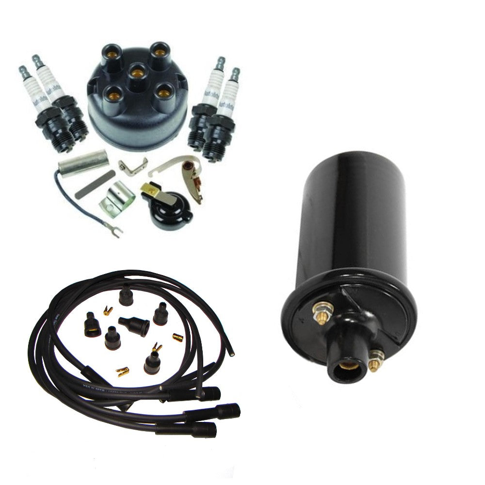 Master Tune Up Kit w/ Coil & Wire Set Fits Case Replaces 1115022