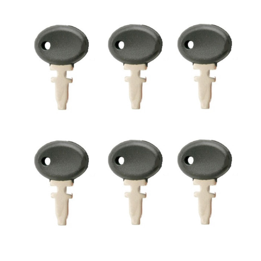 Qty 6: Ignition Switch Key(s) Fits Fiat Replaces 9918786