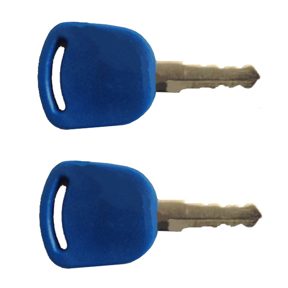 2 Keys Fits Ford NH 82030143 F0NN11603AA TS100 TS110 TS115 TS90 Aftermarket