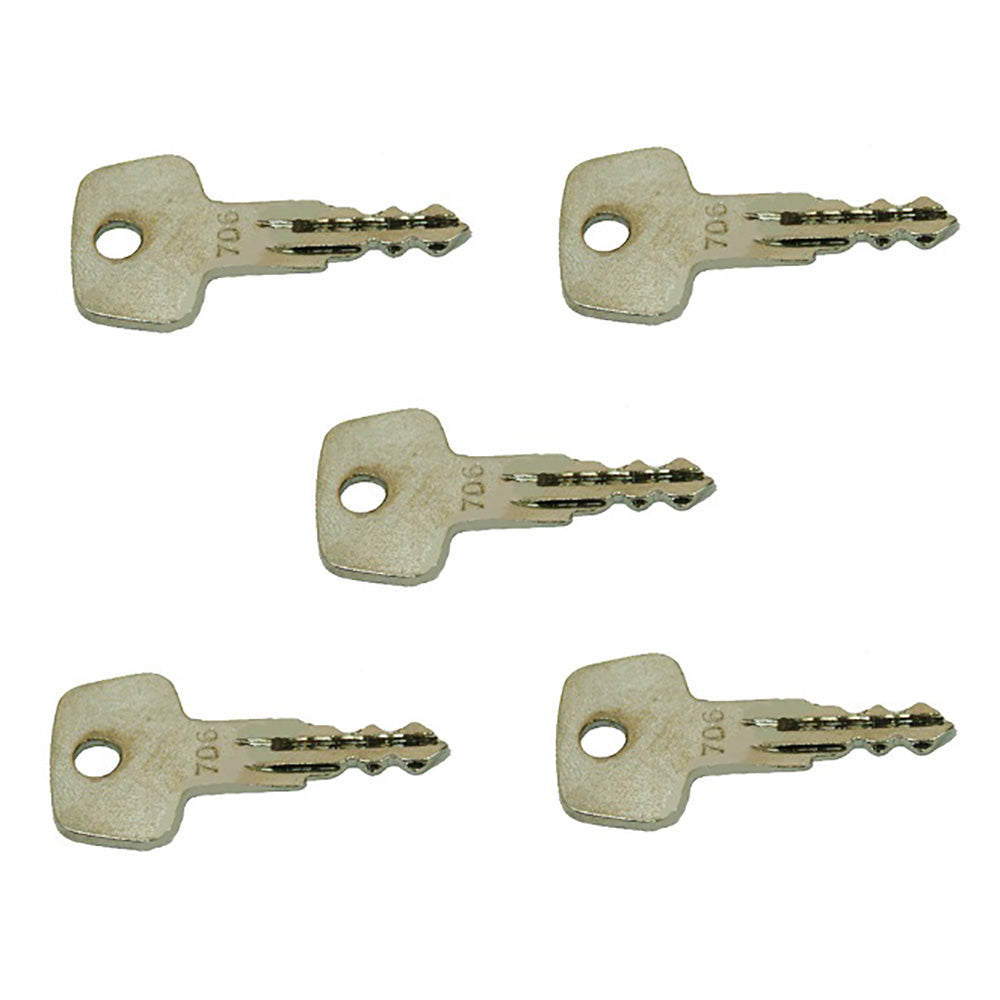 706-KEY Qty 5: Key(s) Fits Liebherr