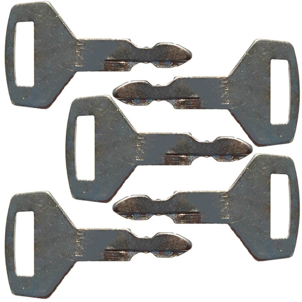 Qty 5: Key(s) Fits Kobelco Replaces 2420Z1030D2