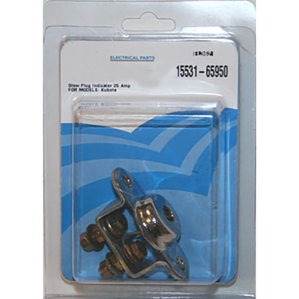 15531-65950 Glow Plug Indicator Fits Kubota B20 B5200 B6200 B7200 B8200 G-5500S