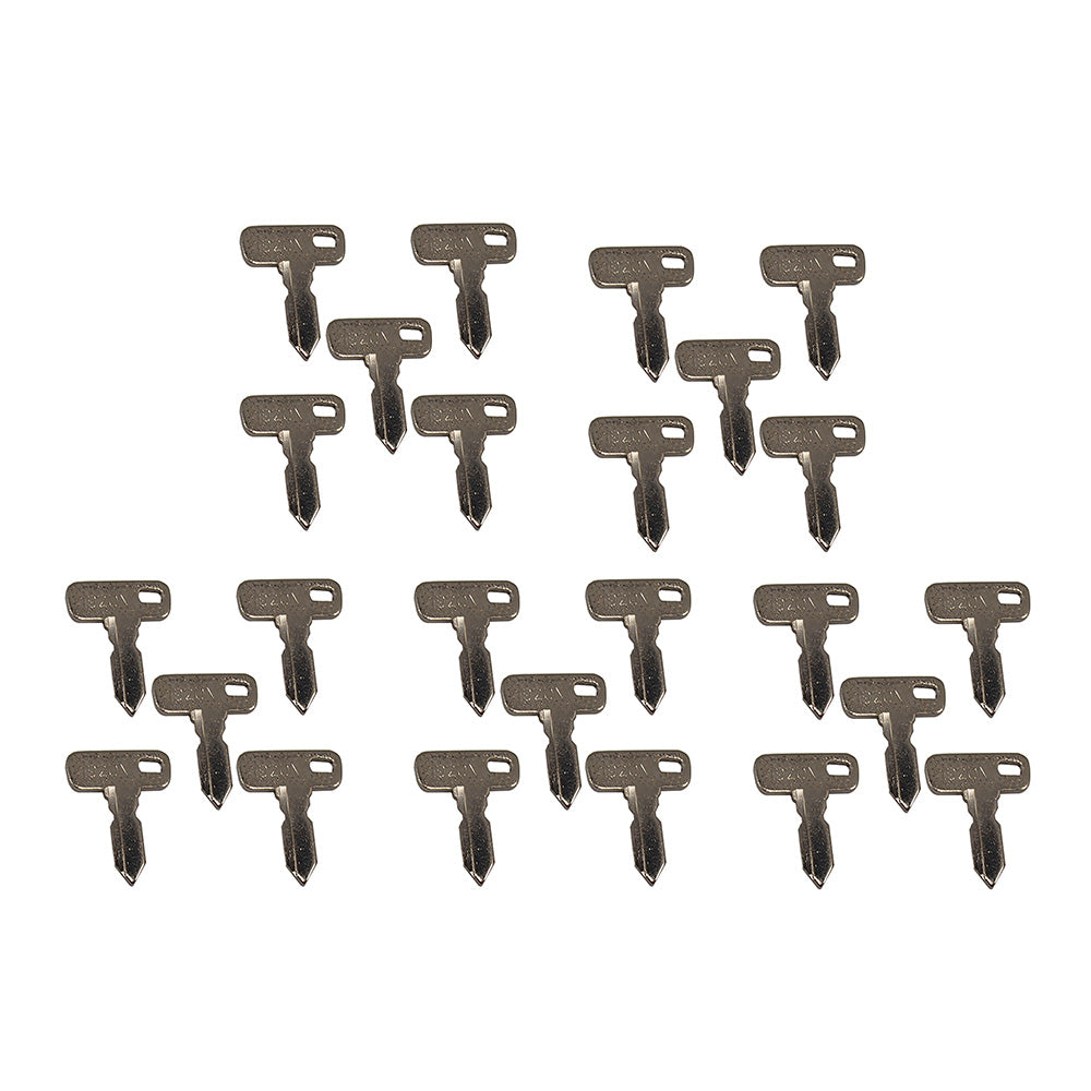 1012505 Qty 25: Ignition Key(s) Fits Club Car DS