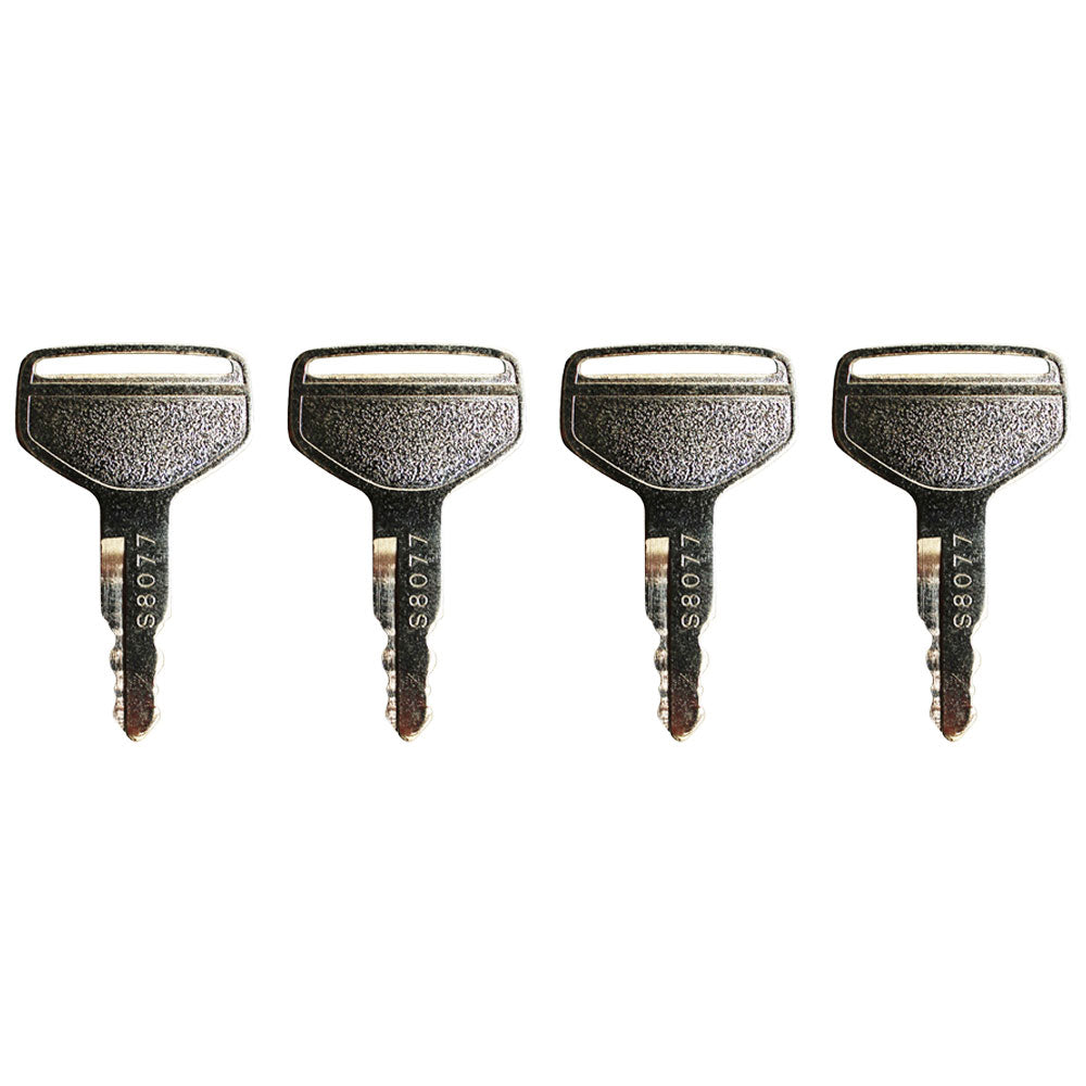 Qty 4: Ignition Key Fits Kubota Replaces 36919-75182