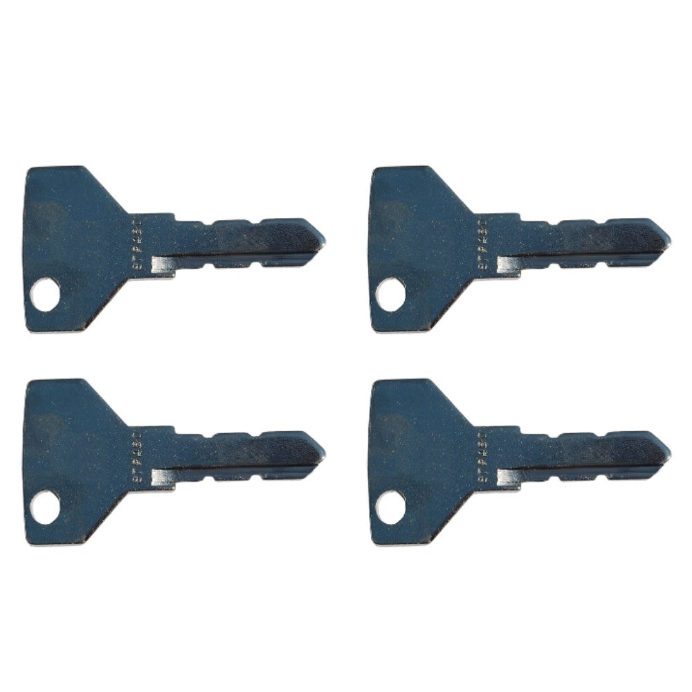 Qty. 4: Equipment Key Fits LS Replaces 40012655