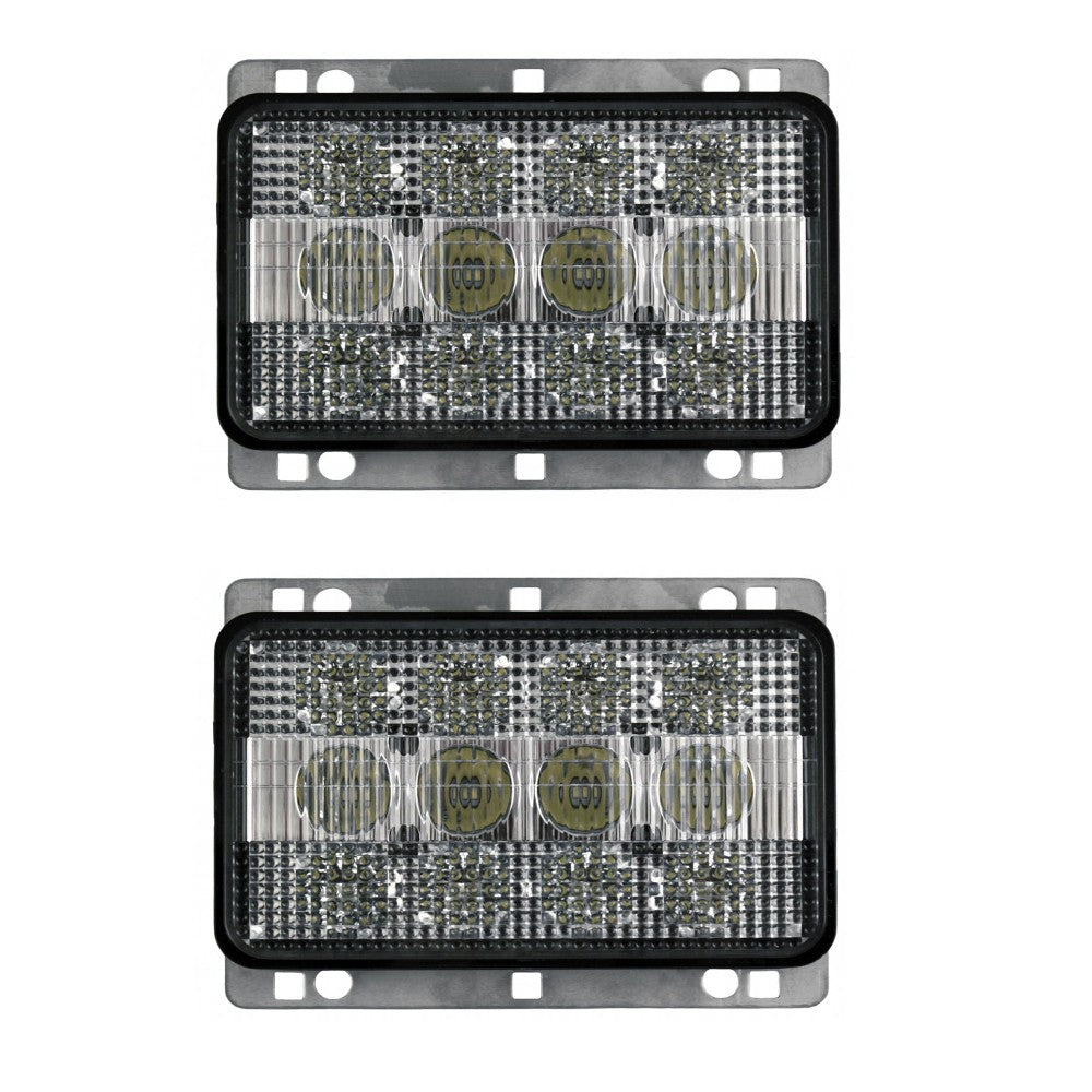 133291C1 For Case/IH Tractor Combine Cotton Pick 138224A1 (2) 60W LED Headlights
