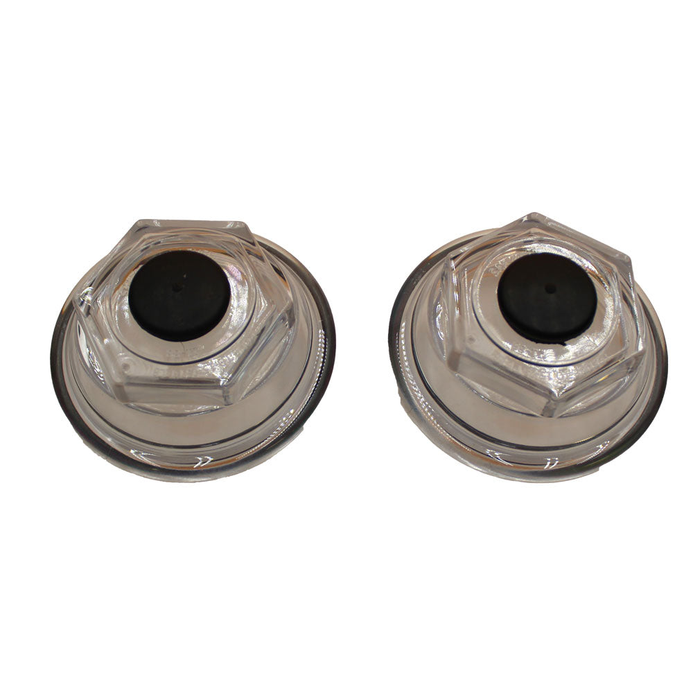 10-163-KIT PAIR 3.5" Oil Bath Cap Fits Dexter #13G 10GD 9K