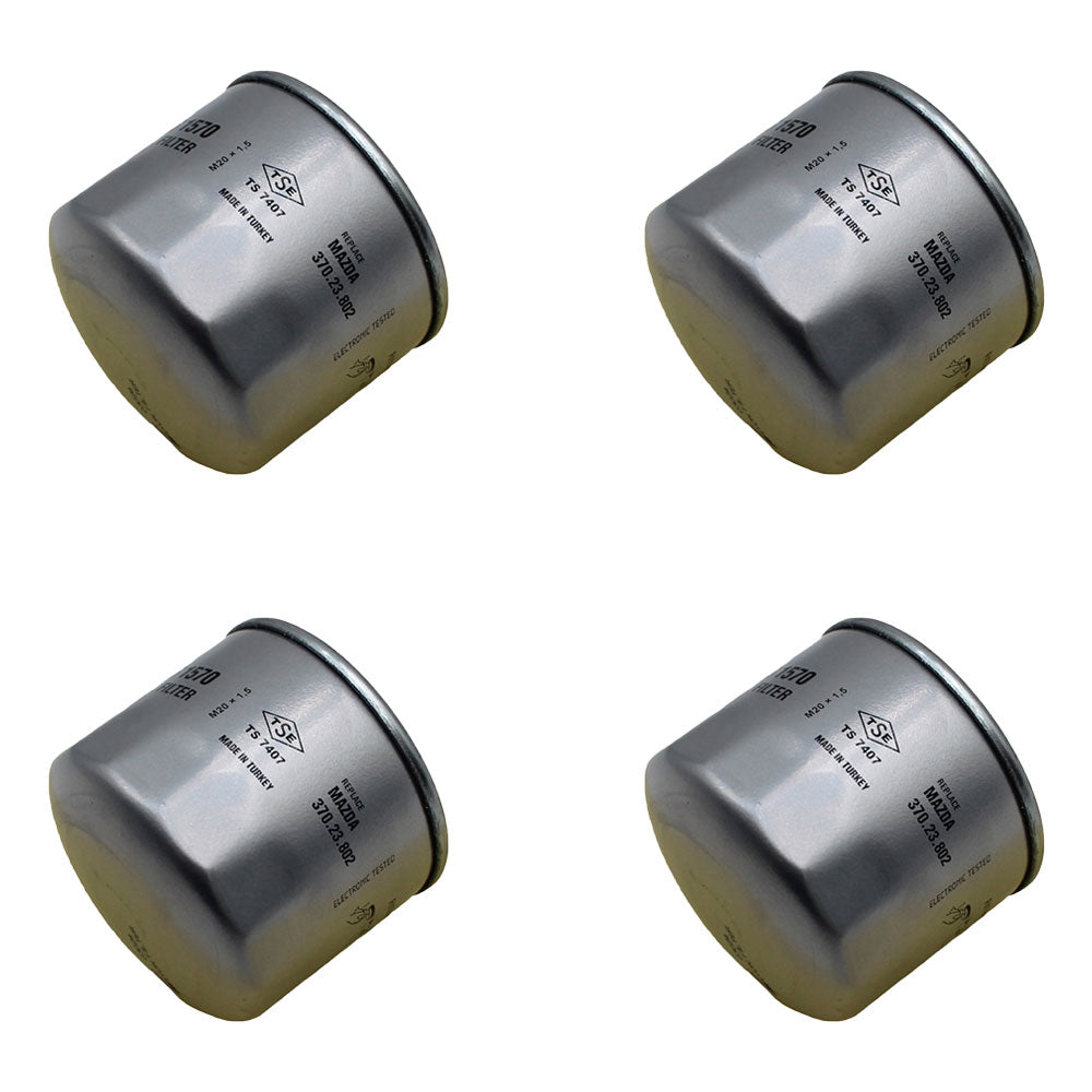 100805 Qty 4: Oil Filter Fits Kubota 1550D 1550E 1550HST-D 1550HST-E 1700 1700DT
