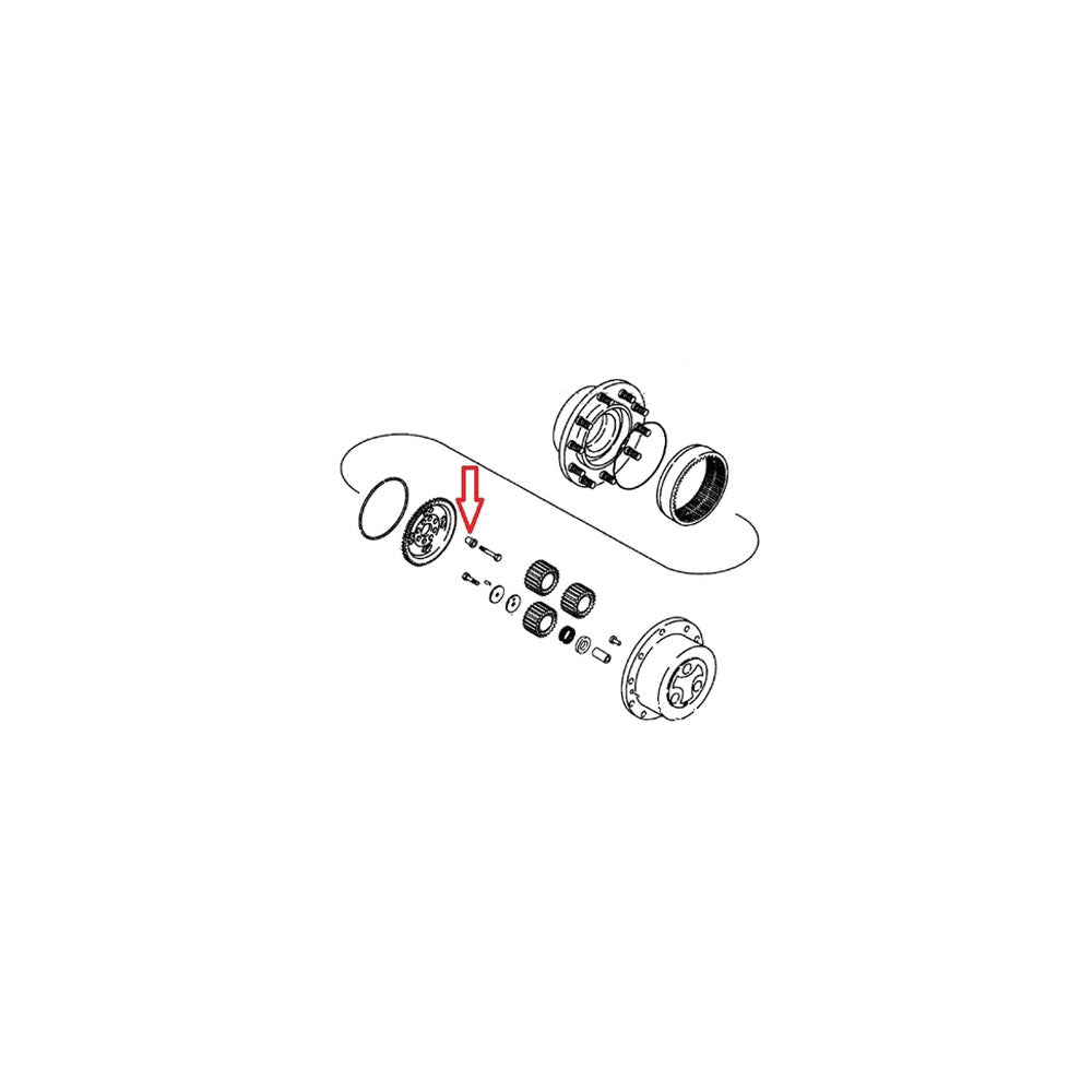 Bushing 107071A1 Fits Case 5140 5150 5220 5230 5250 570LXT 570MXT 580SK 580SL