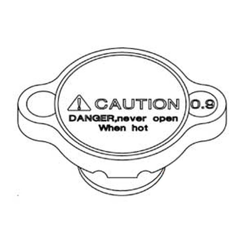 Radiator Cap 17214-72020 Fits Kubota B21 B2100 B2400 B2410 B2630 B2710 B2910