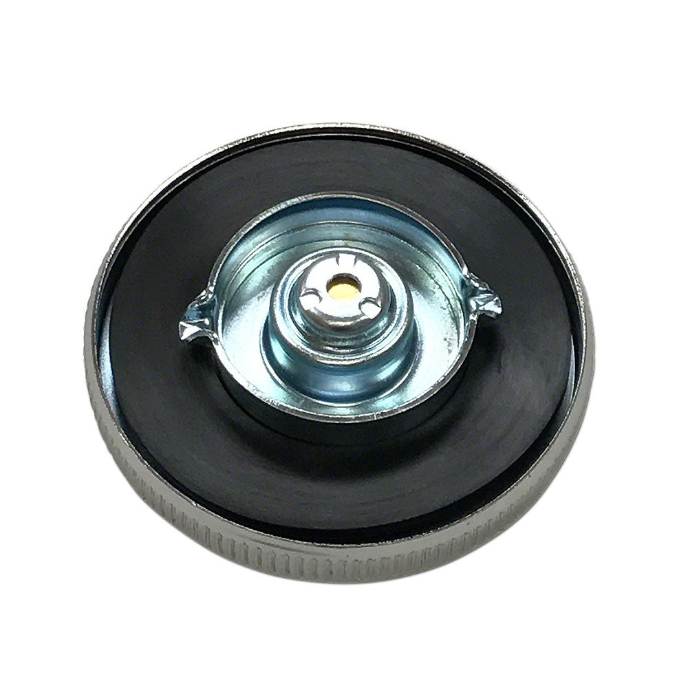Chrome Plated Fuel Tank Cap w/Ridges Fits John Deere Replaces AF2914R