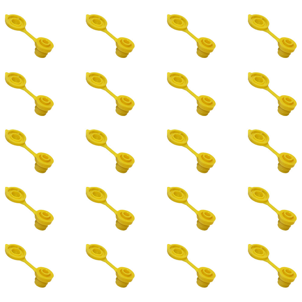 Qty 20: Gas Can Vent Caps (Yellow) Fits Universal Products