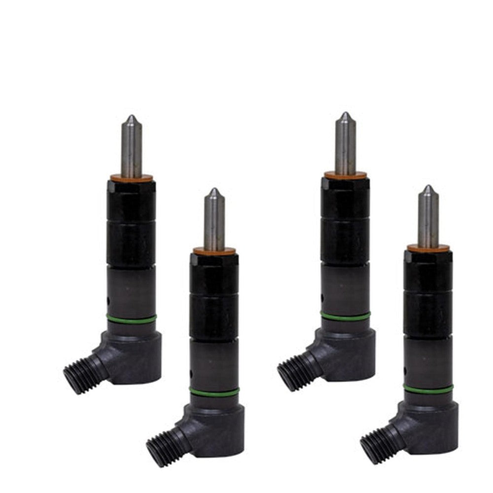 Qty 4: Injectors
Fits John Deere Replaces RE529390