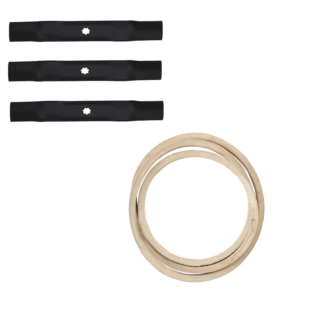 AM137757 Deck Belt & Blade Set Fits John Deere