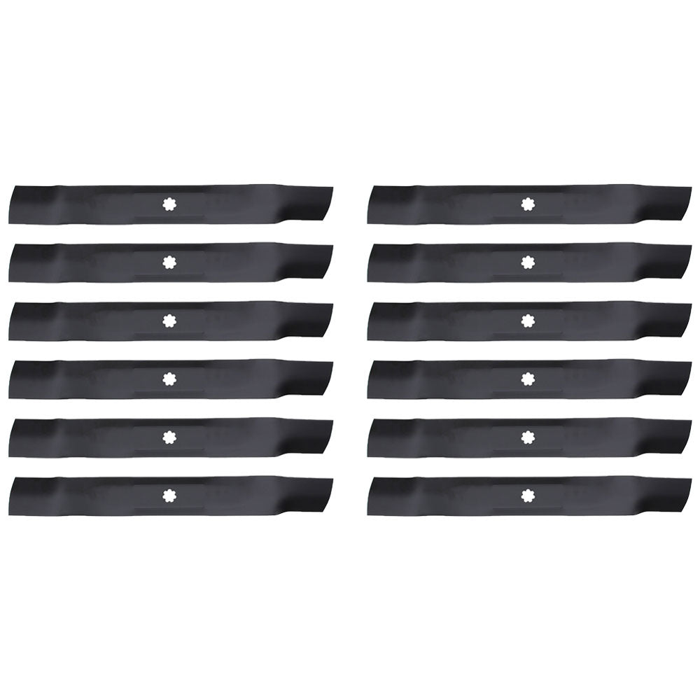 Qty. 12: Lawn Mower Blades Fits John Deere Replaces AM137327
