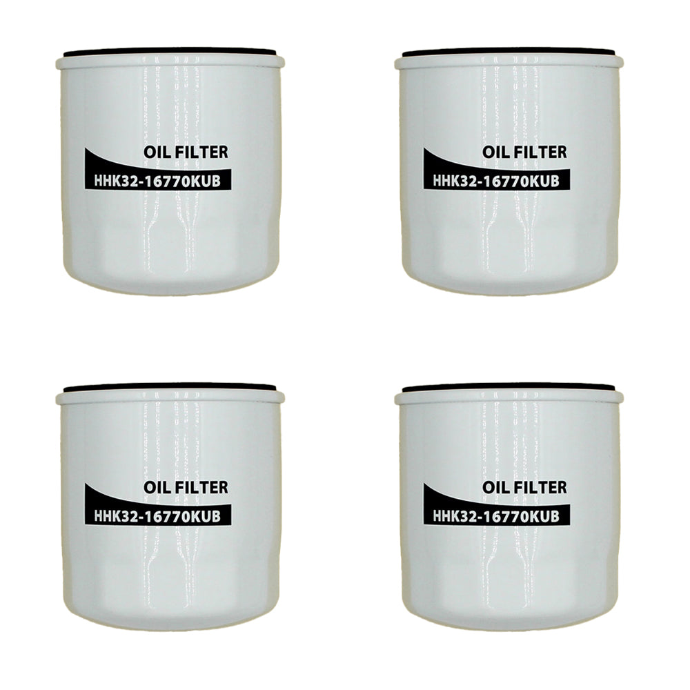 Qty 4: Oil Filter Fits Kubota Replaces 3A431-82630