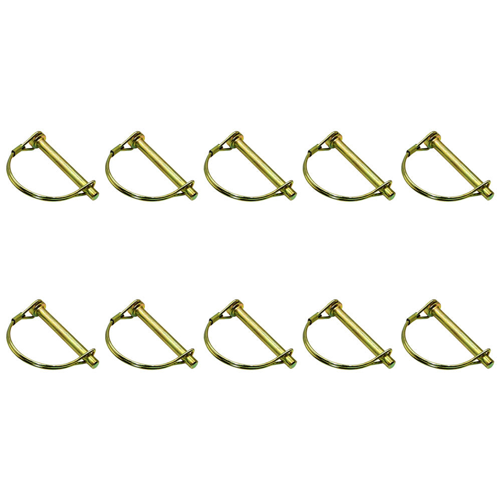 P516PTL PTO lock pin 5/16" diameter 2-5/8" useable length round handle Pk of 10