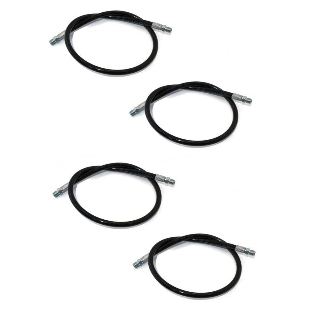 1304225 Qty 4: High-Pressure Hydraulic Hoses Fits Western