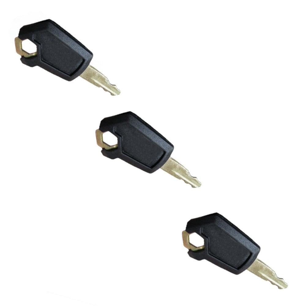 Qty 3: Ignition Keys - New Style Fits Caterpillar Replaces 0310-072
