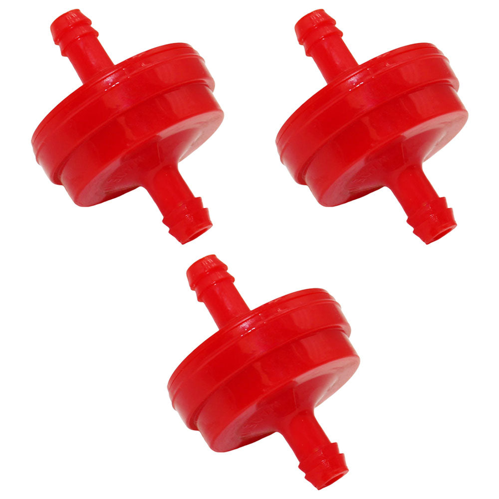 Qty 3: Inline Fuel Filters Fits Scag Replaces 48057-02