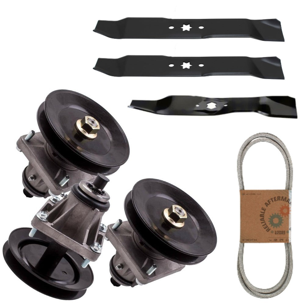 172-7926 Mower Deck Spindles w/Blades and Belt Fits MTD