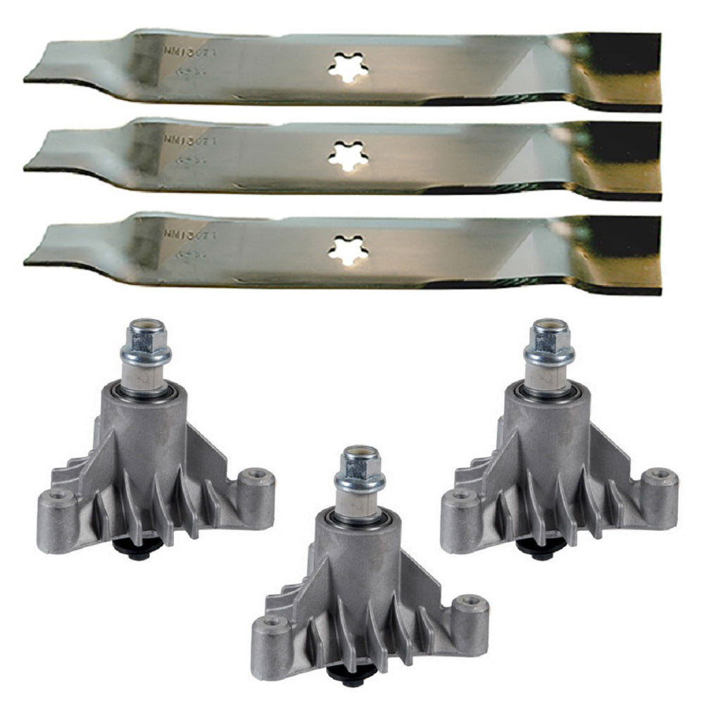 Blades & Spindles Kit
Fits AYP Replaces 143651