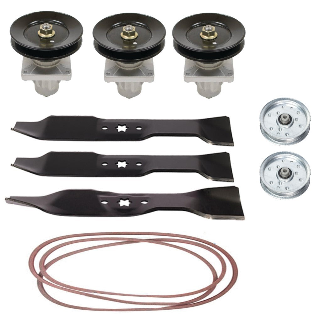 Spindle & Blade Rebuild Kit
Fits Cub Cadet Replaces 618-0660 Made with Aramid