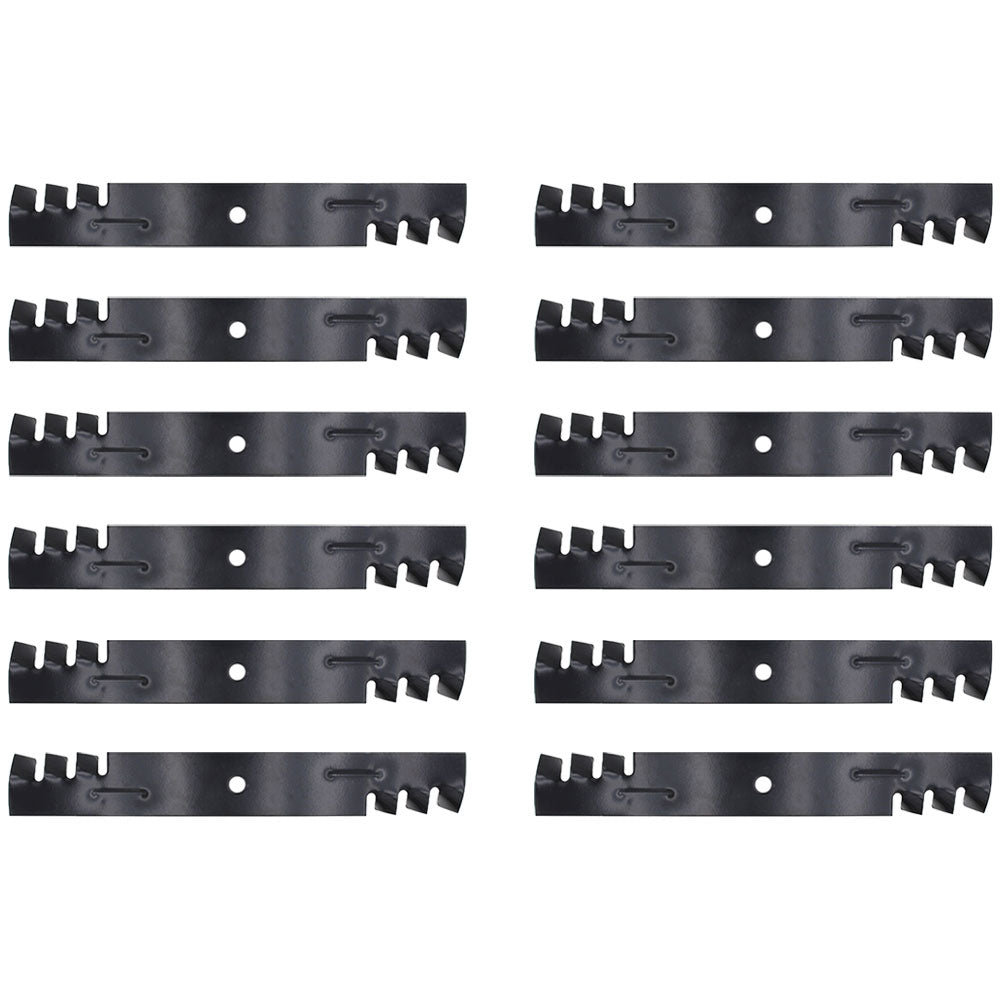 Qty 12: Toothed Mower Blades Fits Ariens Replaces 00273100