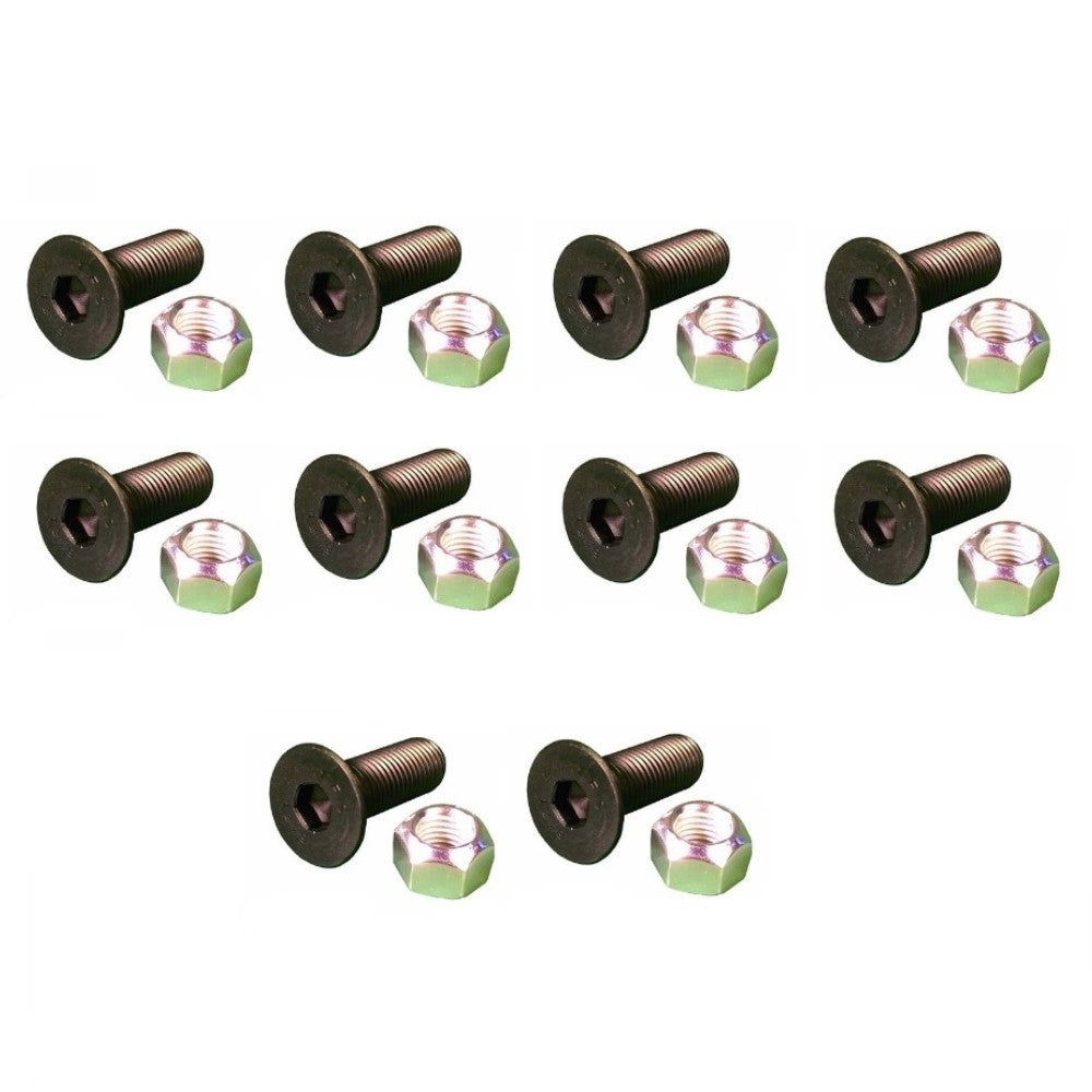 (10x) Screws & Nuts Fits CAT 5/8 x 2 1/2" (1592953, 8T4778)