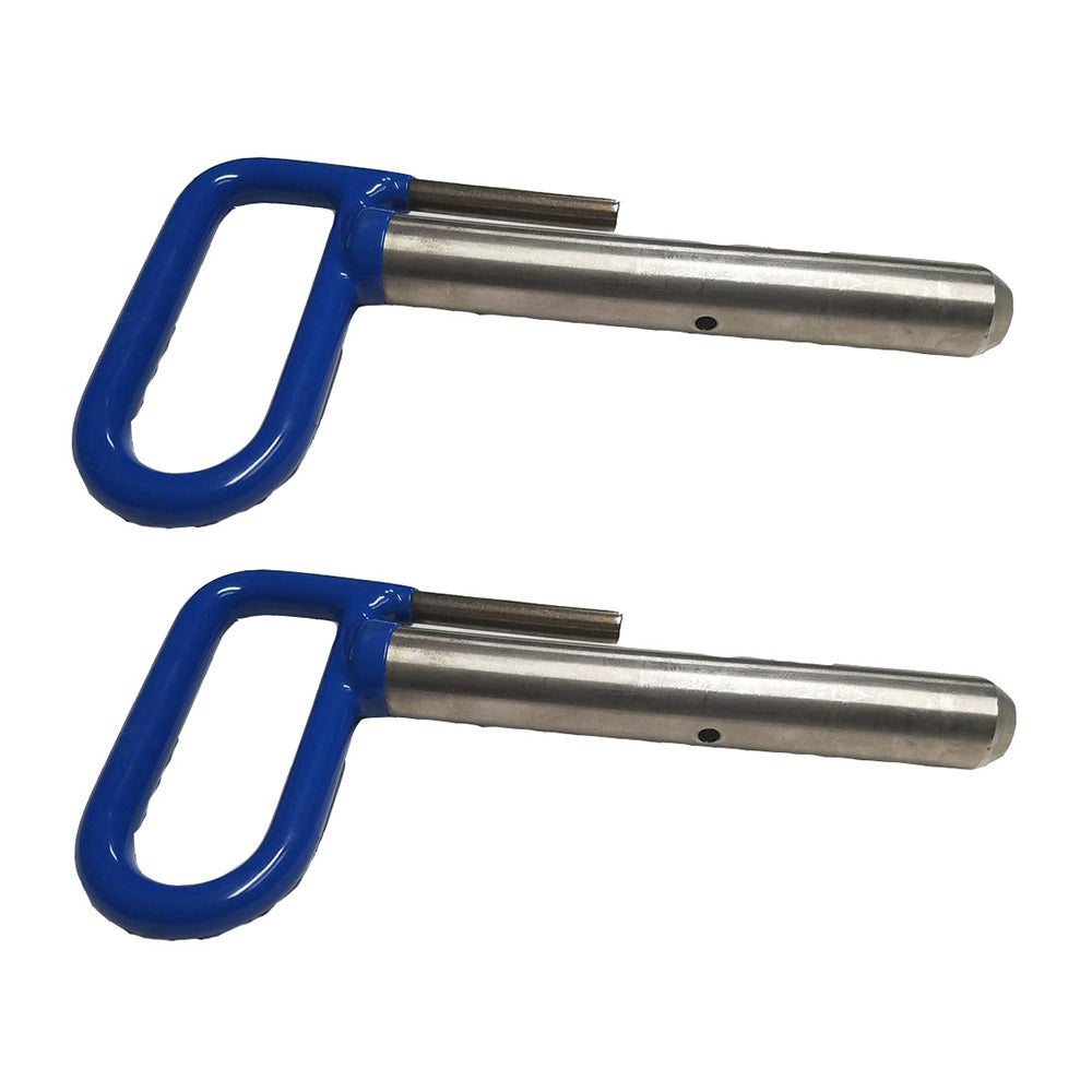 Set of 2 New Aftermarket Snow Plow Blue Connect Pins Fits Meyer 1302047 11859