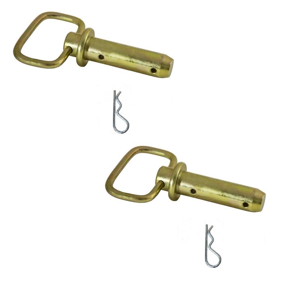 Qty 2: HITCH PIN WITH COTTER PIN Fits Western Replaces 1302245